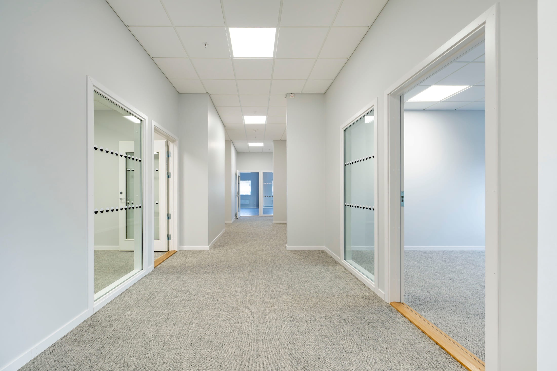 Korridor mellan kontor